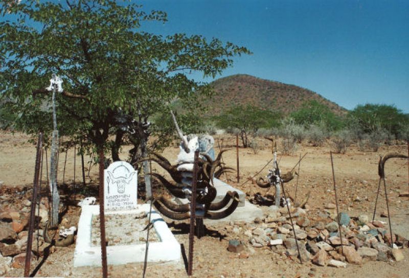 Bestattungsstätte einer Himbafamilie